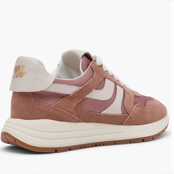 Steve Madden Women's Pink Suede & Mesh Casual Sneaker - Picture 2 of 7